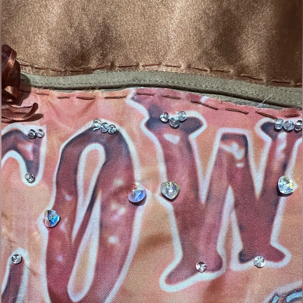 Upcycle Handmade Custom Western Horse Suede Fringe Jacket Embroidery, Beads - Picture 8 of 8